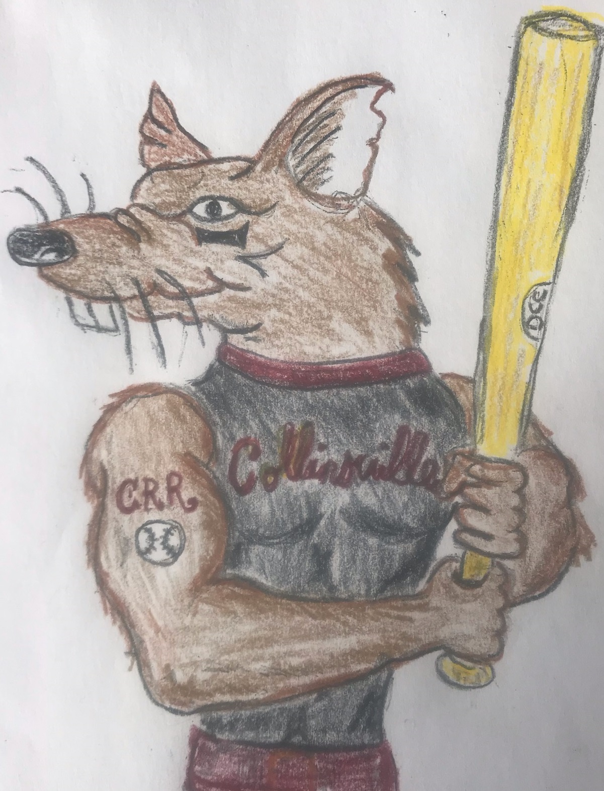 Collinsville Riverrats logo